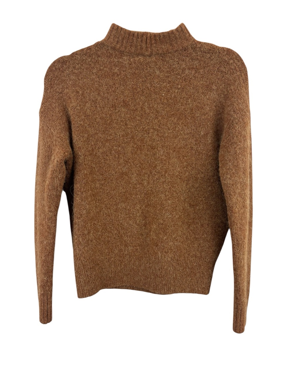 Madewell Dillon Mockneck Pullover Sweater Heather Cumin - Picture 7 of 9
